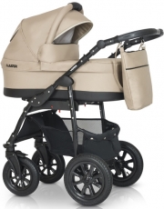 Детская коляска 2 в 1 Verdi Laser BLACK 9023-VLB-05, beige